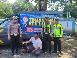 Mudik Lebaran, Polisi di Situbondo Siapkan Layanan Patroli Tambal Ban Gratis di Jalur Hutan Baluran
