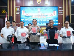 Ungkap Curanmor Polres Blitar Kota Berhasil Amankan Dua Tersangka dan Tiga Kendaraan