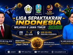 Liga Sepak Takraw Indonesia Dimulai dari Jawa Timur, Panitia Pastikan Seluruh Persiapan Rampung