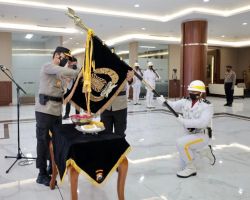 Kapolda Jatim Pimpin Upacara Pemuliaan Nilai Nilai Luhur Tribrata Pataka Polda Jatim , Tan Hana Dharma Mangrva