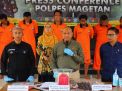 Operasi Pekat, Polres Magetan Berhasil Amankan Pelaku Judi di Tiga TKP