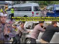 Jaga Kelancaran Lalulintas Upacara Betara Turun Kabeh di Pura Besakih,"Kapolres Karangasem Dorong Mobil Mogok"
