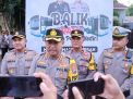 Polres Kediri Lepas 4 Bus Fasilitasi Balik Mudik Gratis ke Jakarta