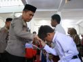 Jelang Peringatan Hari Bhayangkara ke 77, Polres Nganjuk Gelar Doa Bersama dan Santunan Anak Yatim