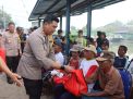 Gelar Baksos Polresta Sidoarjo Bersama Forkopimka Tanggulangin Berbagi Berkah Sembako