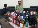 Personel Gabungan Polres Jombang Gelar Miras di Bulan Suro Puluhan Botol Berhasil Diamankan
