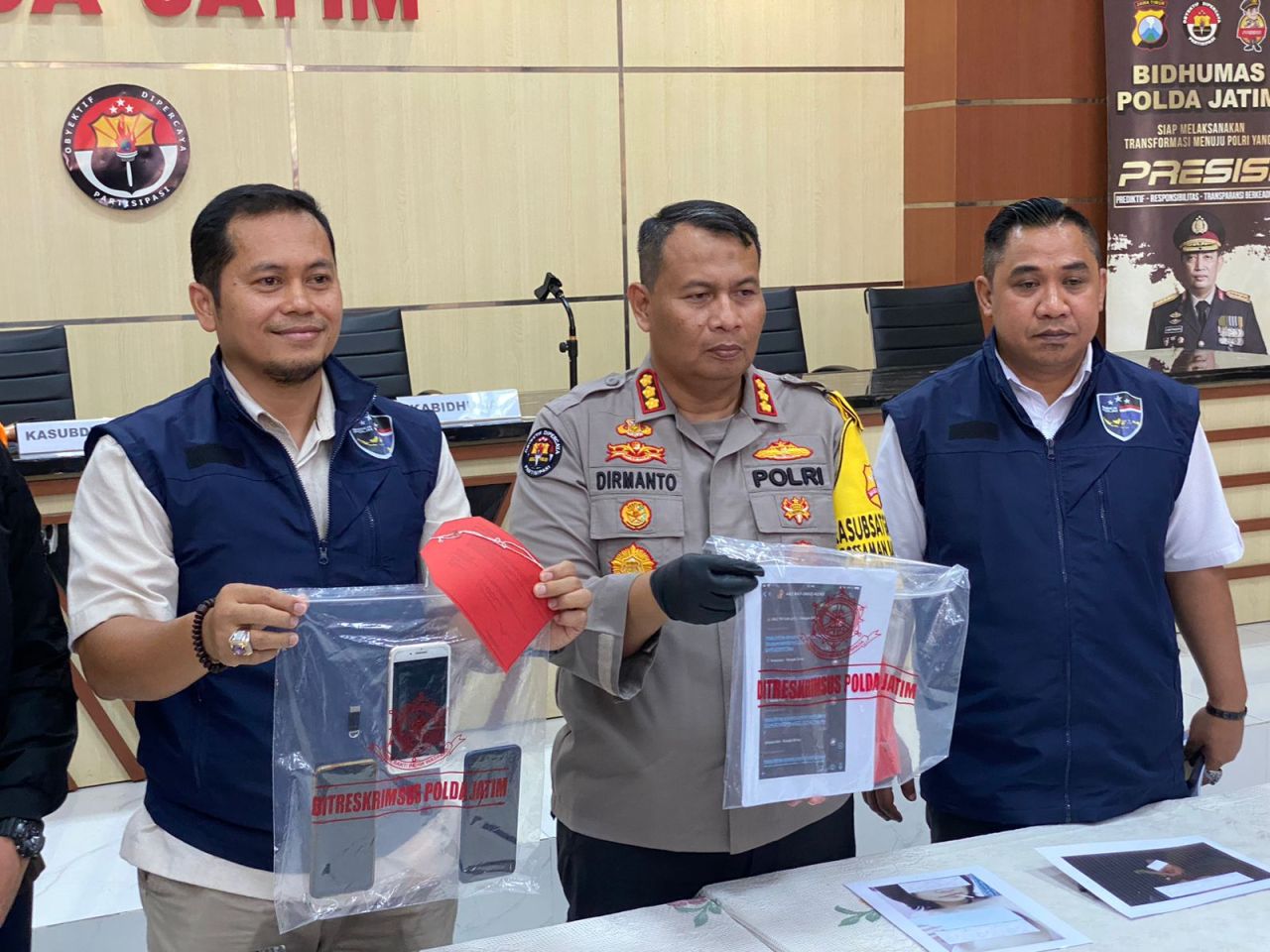 Siber Ditreskrimsus Polda Jatim Tangkap Pelaku Mantan Hacker Sebarkan Situs Porno