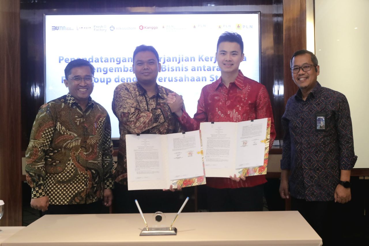 Dukung Pengembangan Bisnis Modern, PLN Teken Kerja Sama dengan 4 Startup