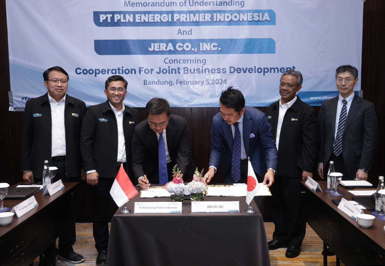 PLN Gandeng Perusahaan Jepang Kembangkan Bisnis Energi Primer dari Gas hingga Hidrogen Hijau