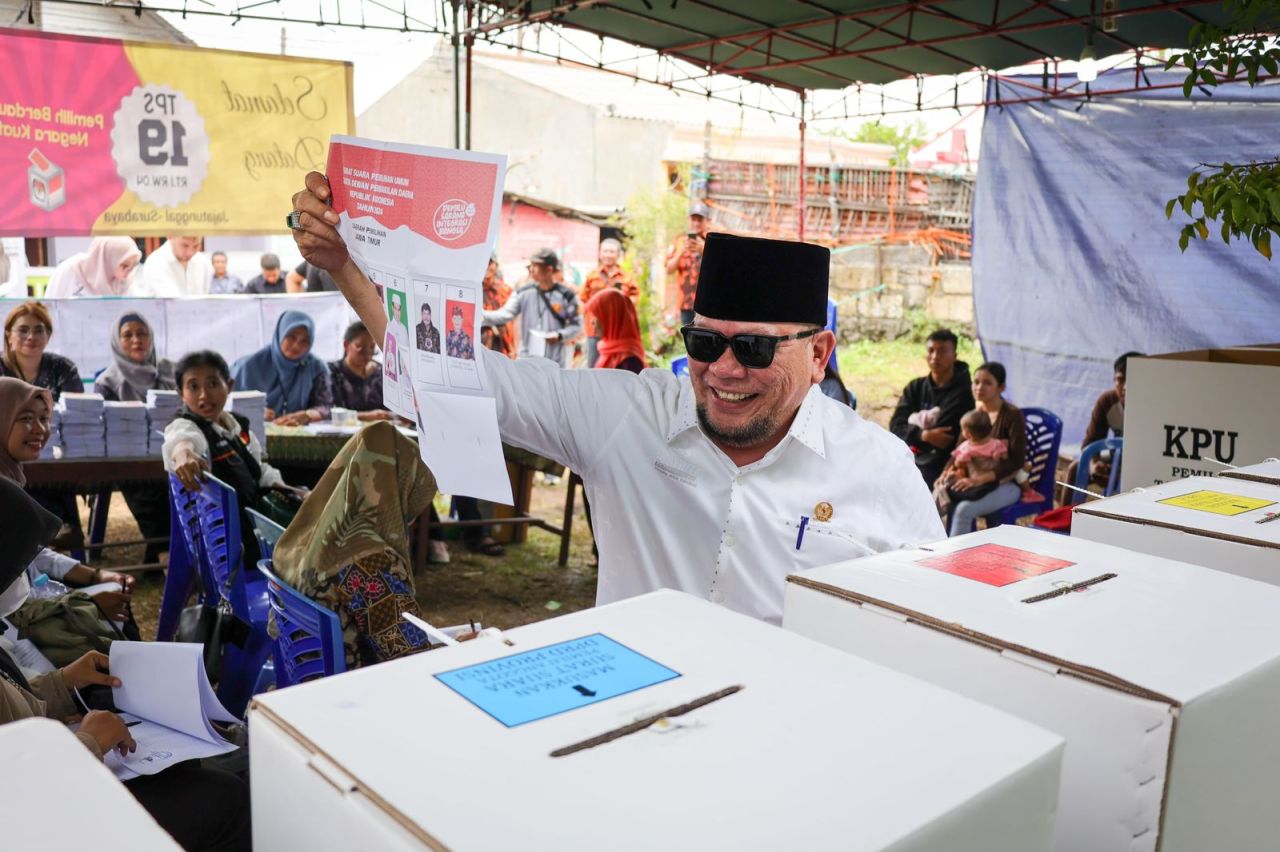 Terapkan Ilmu Hakikat-Teologis, Meski Ada Namanya LaNyalla Pilih Nyoblos Neng Lia. 