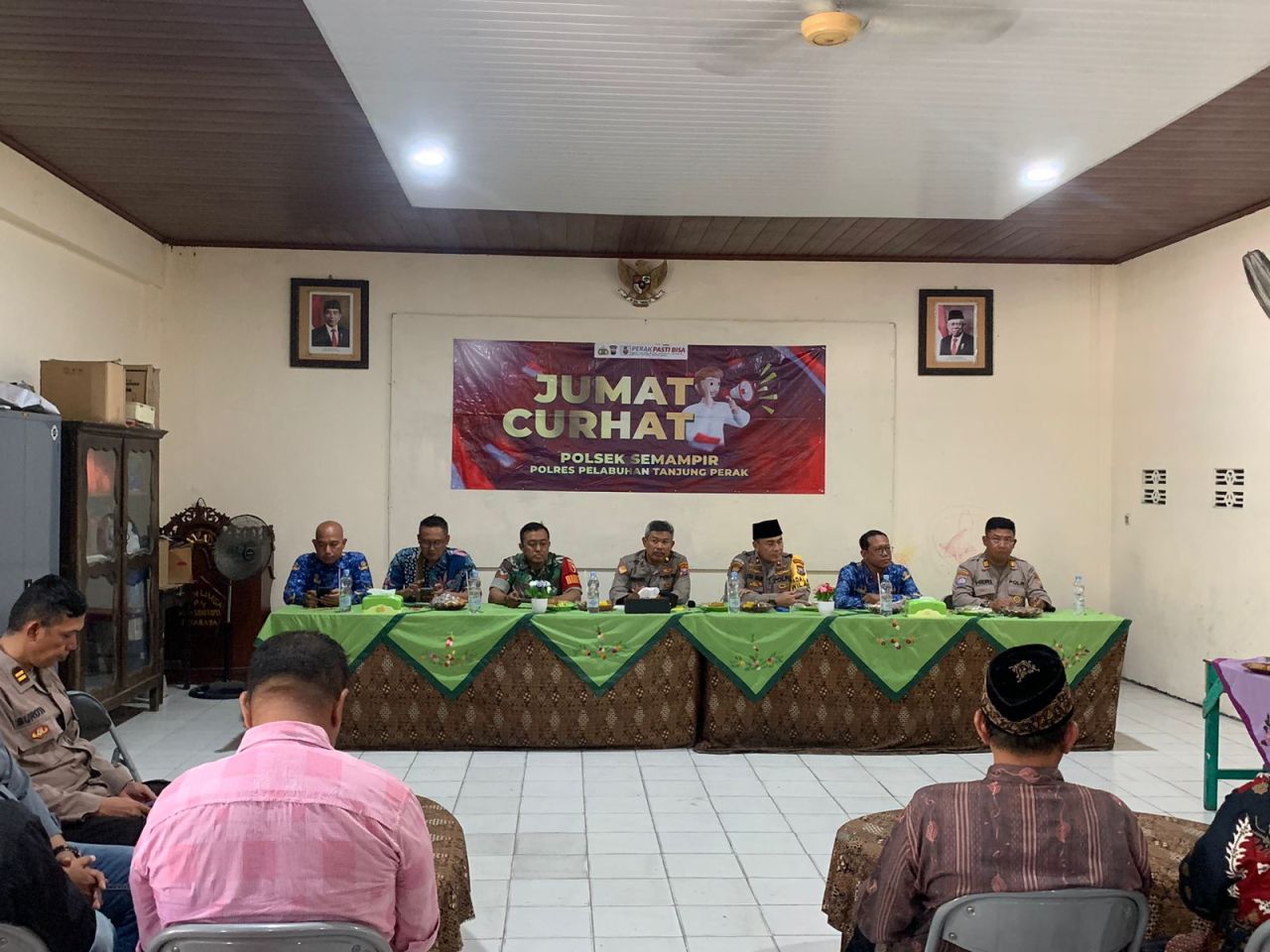 Jumat Curhat Polres Pelabuhan Tanjung Perak Ajak Warga Peduli Sesama