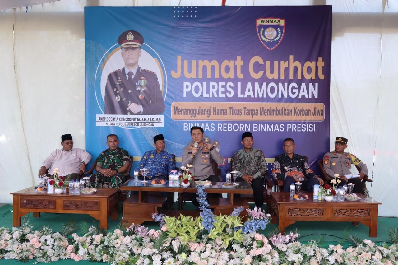 Kapolres Lamongan Gagas Penanggulangan Hama Tikus Beri Bantuan 100 Unit Rubuha
