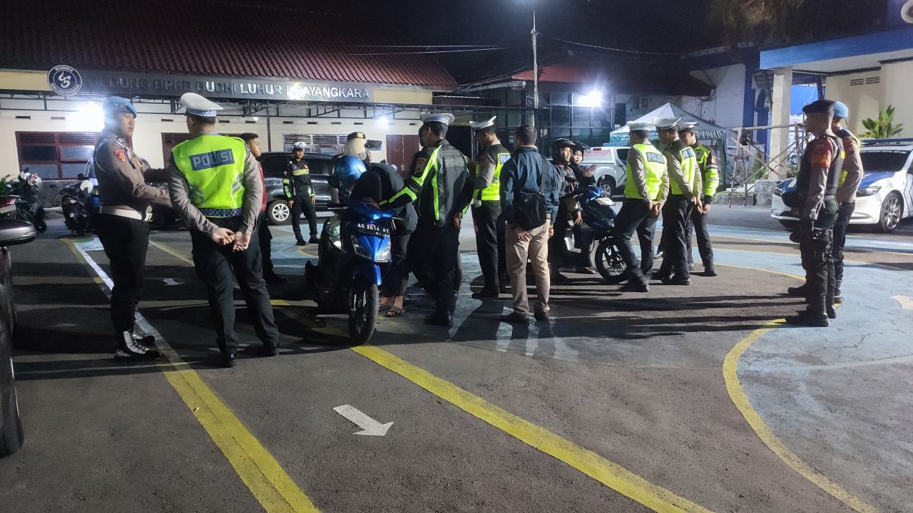 Respon Keluhan Warga di Jum'at Curhat, Polres Kediri Kota Amankan Puluhan Motor Diduga Balap Liar