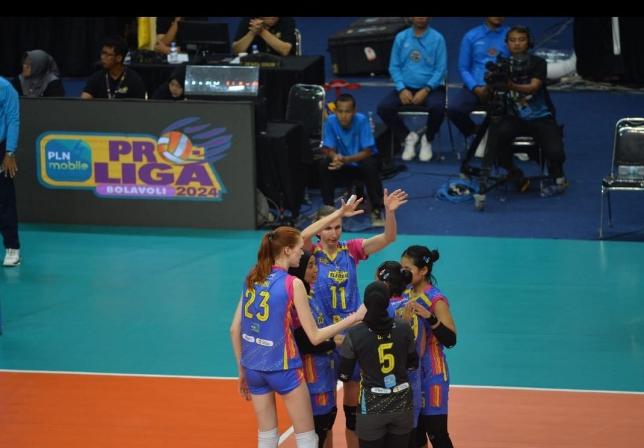 Tumbangkan Jakarta Livin Mandiri, Tim Jakarta Electric Tatap Final Four PLN Mobile Proliga
