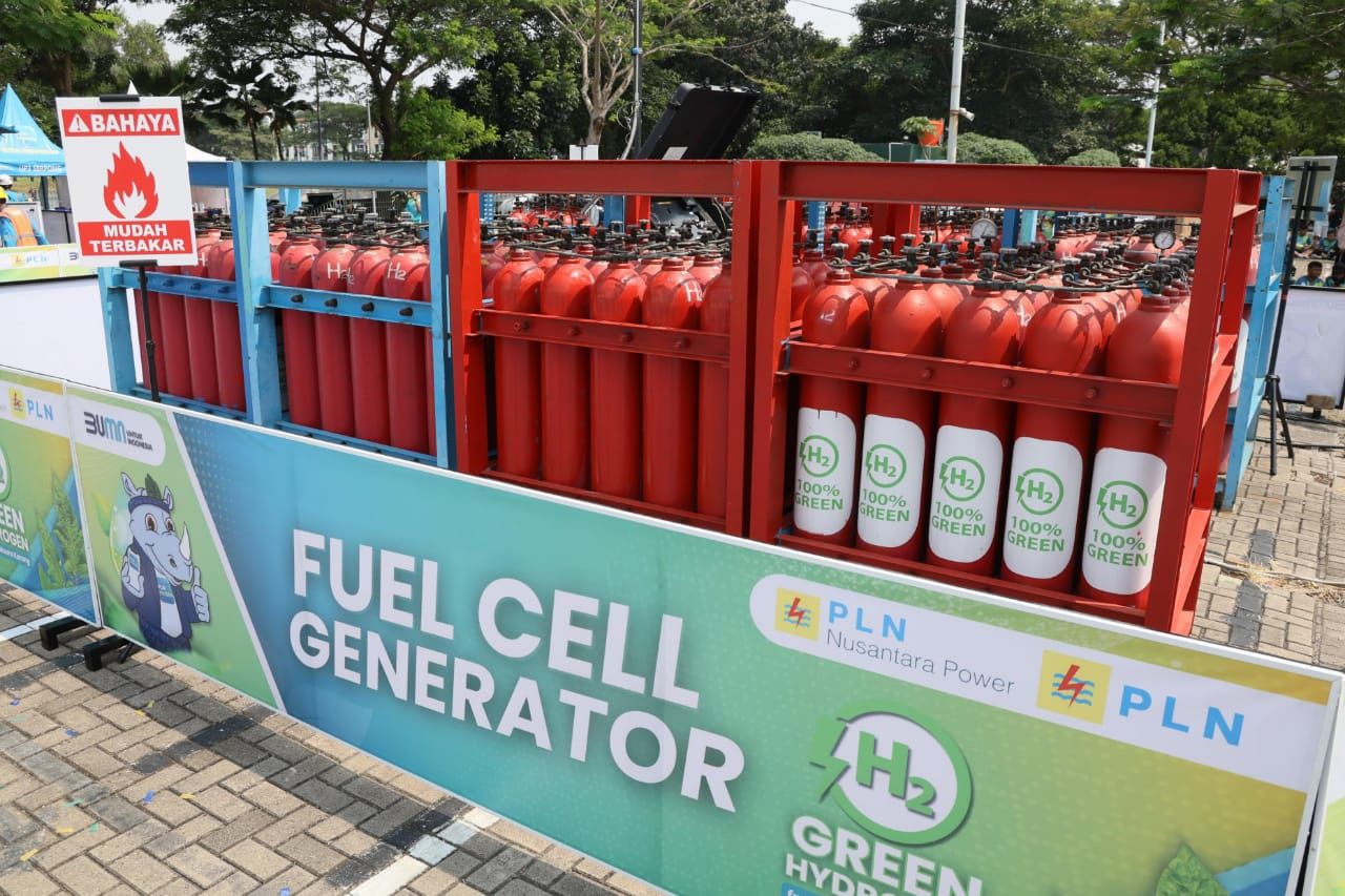 Pertama di Indonesia, Event Lari Electric Run 2024 Bebas Emisi dengan Listrik dari Genset Hidrogen