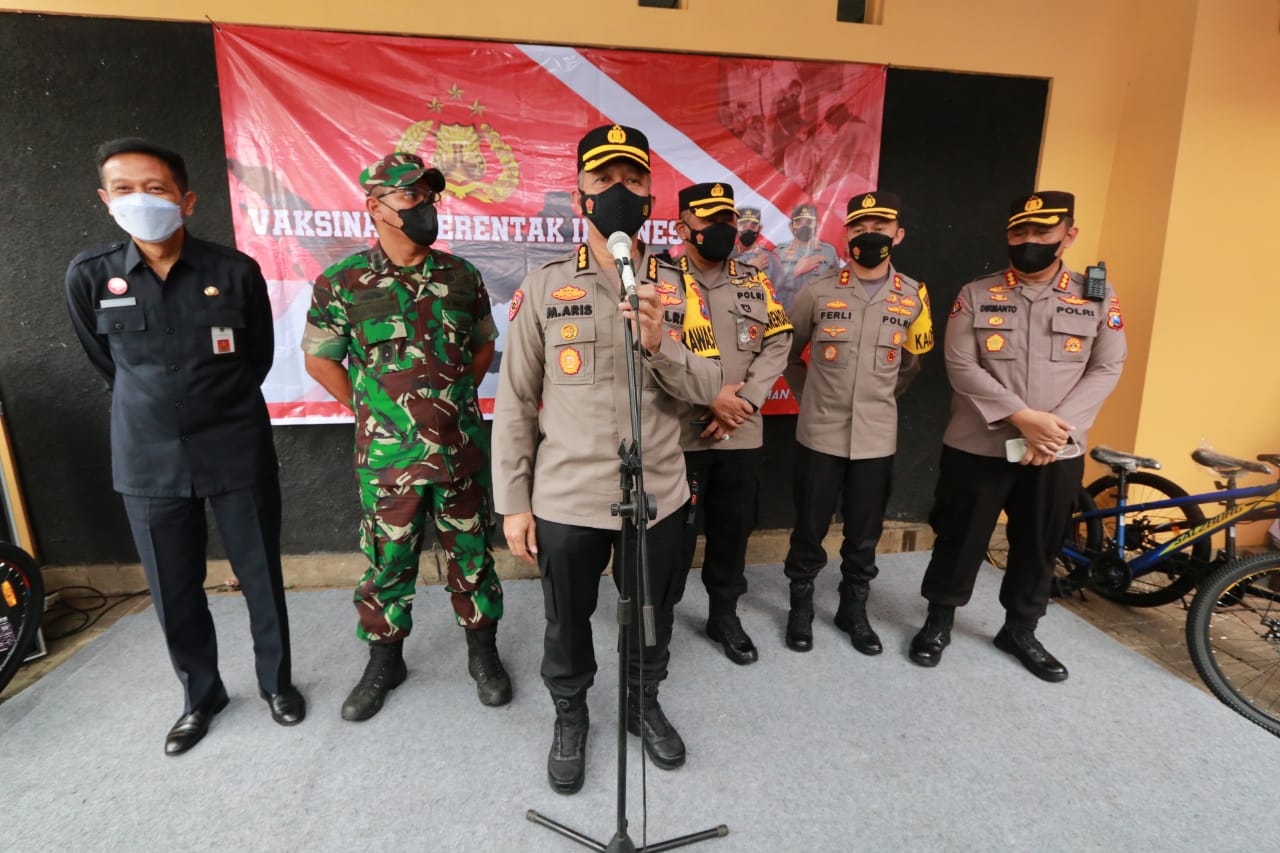 Polda Jatim Gelar Vaksinasi Lanjutan di Malang