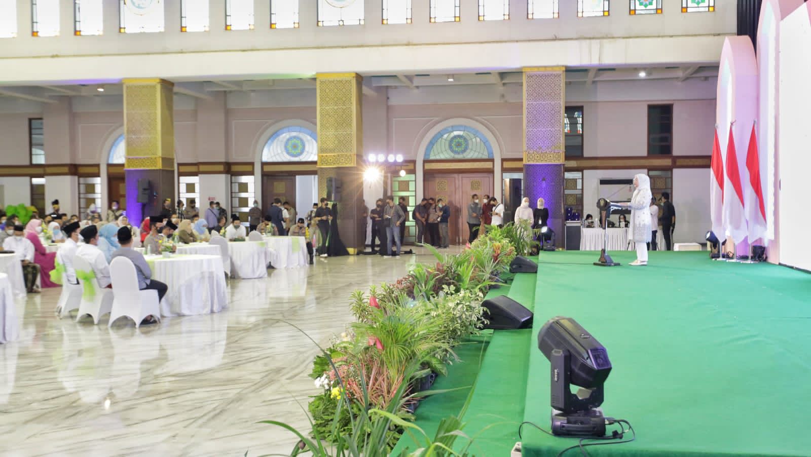 Peringatan Hari Buruh Internasional 2022 Tingkat Nasional di Jatim, Doa Bersama Buruh di Masjid Al Akbar Surabaya