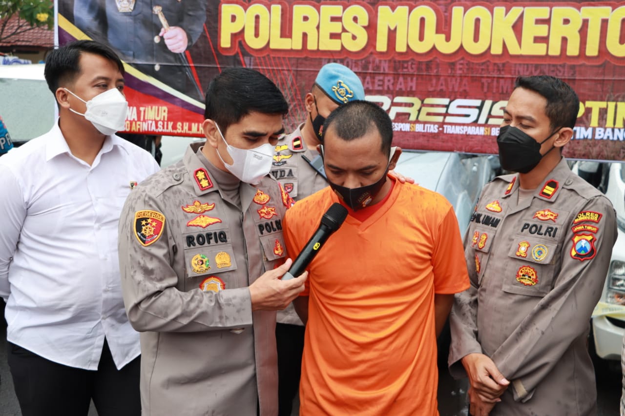 Mobilnya Kembali, Korban Penipuan Berterimakasih kepada Polresta Mojokerto