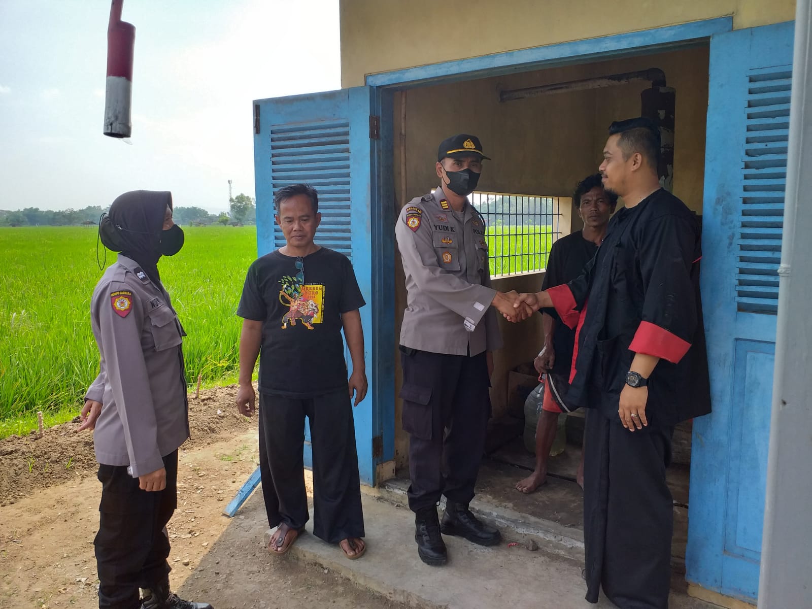 Pengurus Bumdes dan Kelompok Tani Berikan Apresiasi Keberhasilan Polres Ponorogo Menangkap Pencuri Alat Pertanian