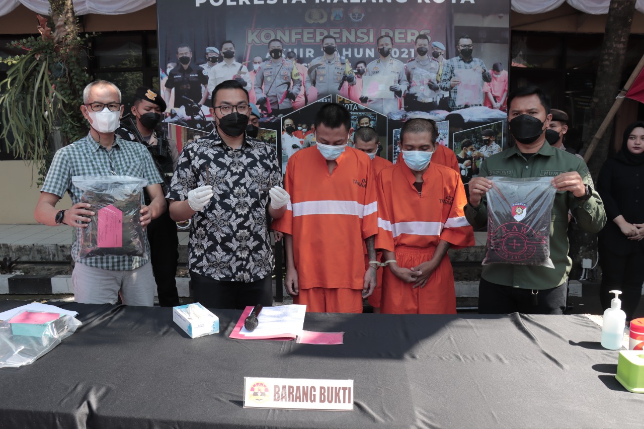 Polresta Malang Kota Ungkap Kasus Curanmor,Tiga Pelaku Berhasil Diamankan