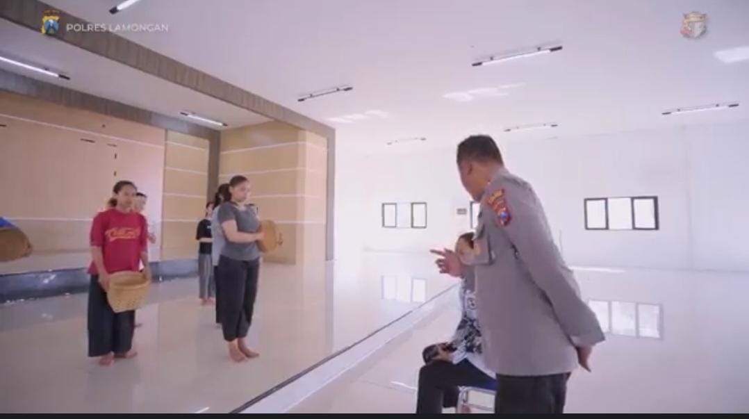 Tim Polres Lamongan Siap Sukseskan Malam Puncak Harmoni Nusantara Polda Jatim 2022