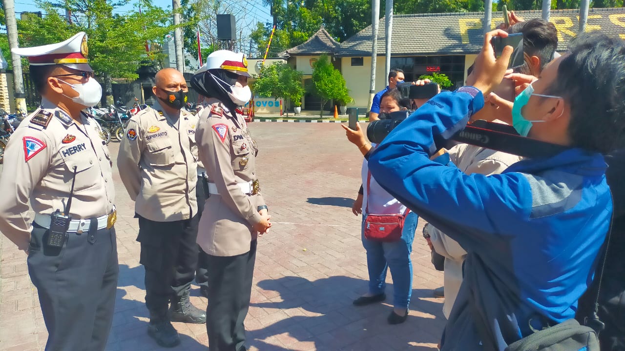 Polres Nganjuk Amankan Ratusan Motor dalam Operasi Jaya Stamba 2022