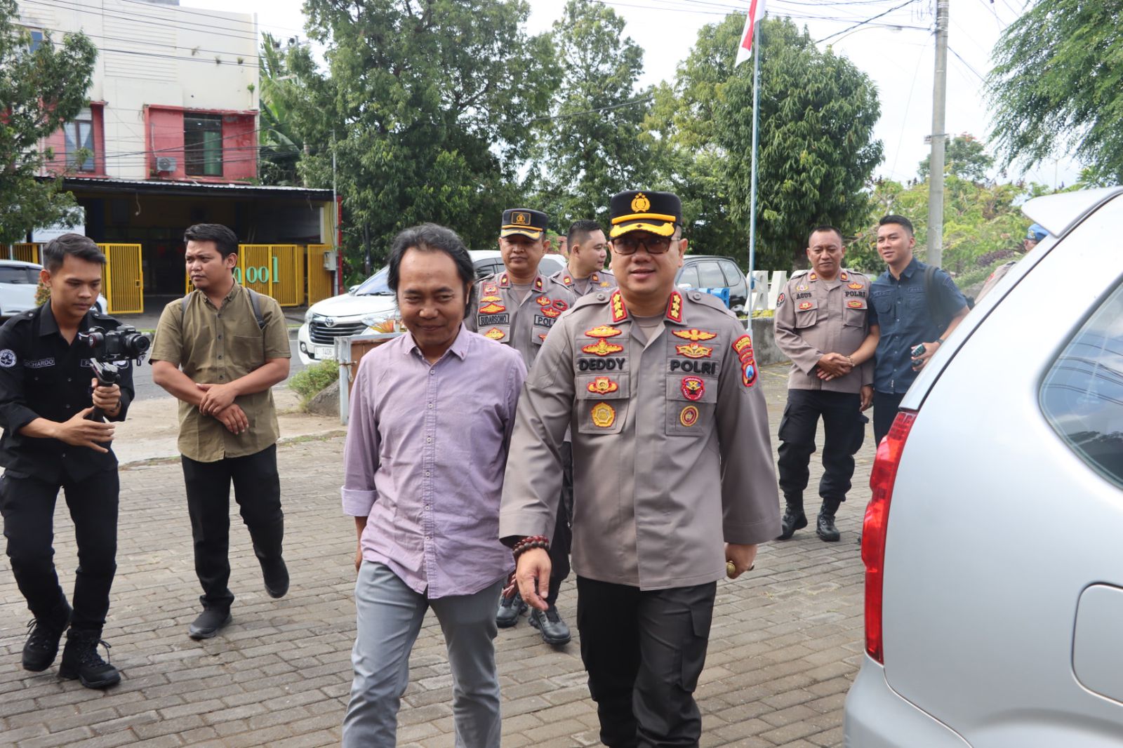 Kunjungi Kantor Media, Kapolresta Banyuwangi : Media Berperan Jaga Stabilitas Keamaan